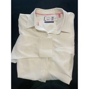Modern Ambition NEW White Button-Up Shirt Womens S Stretch Blouse Career